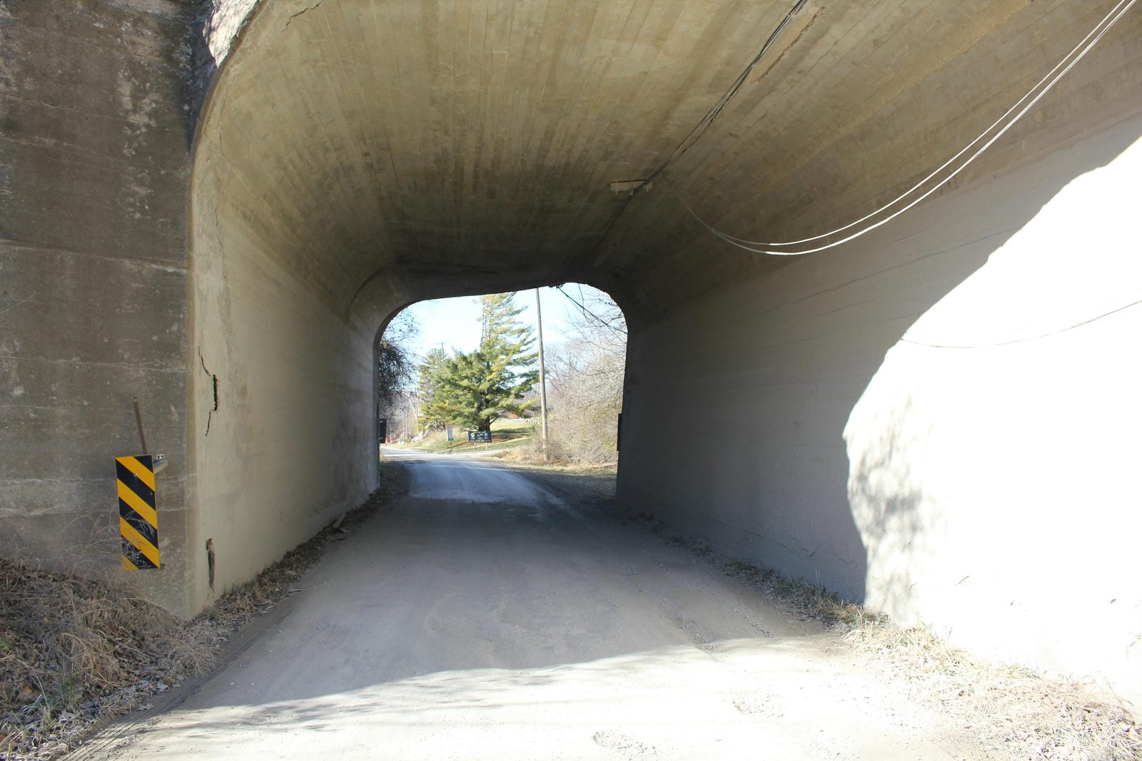 Under bridge
